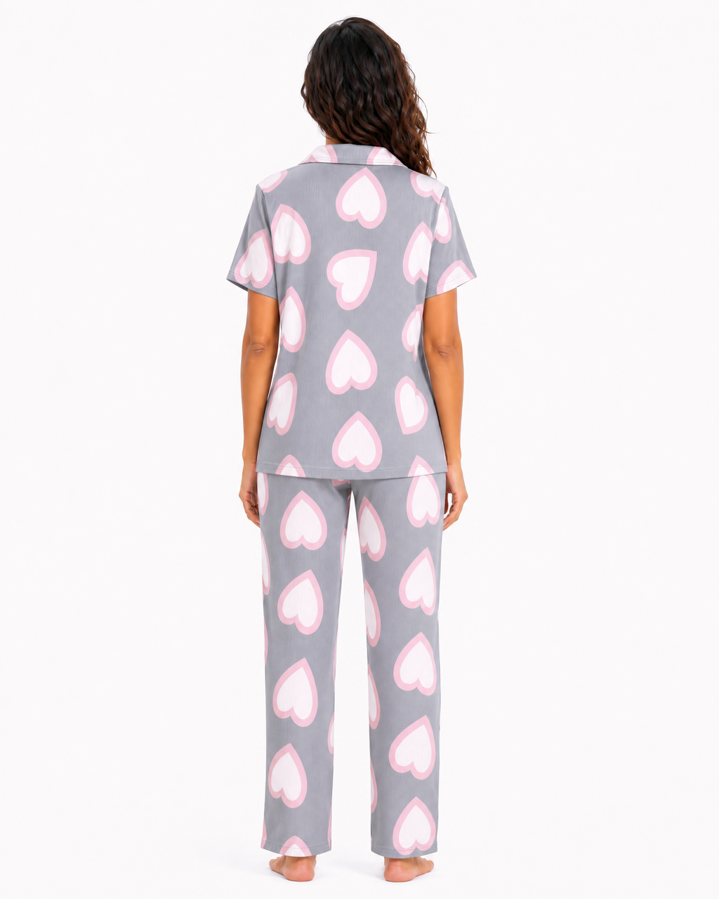 Grey Heart Shaped PJ