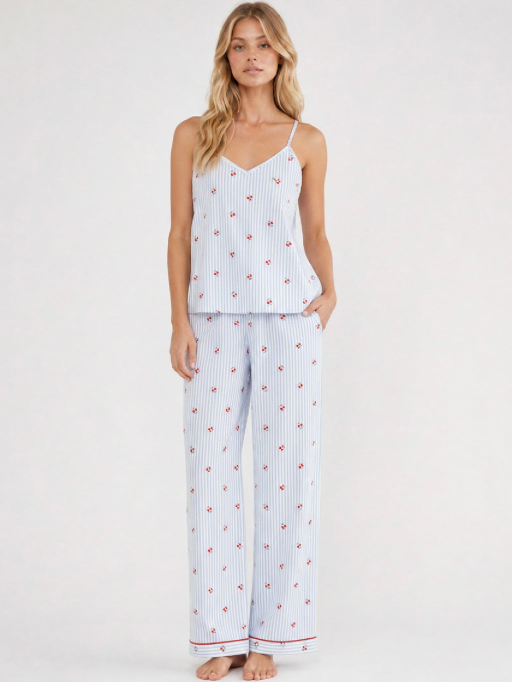 Cherry blue pyjama