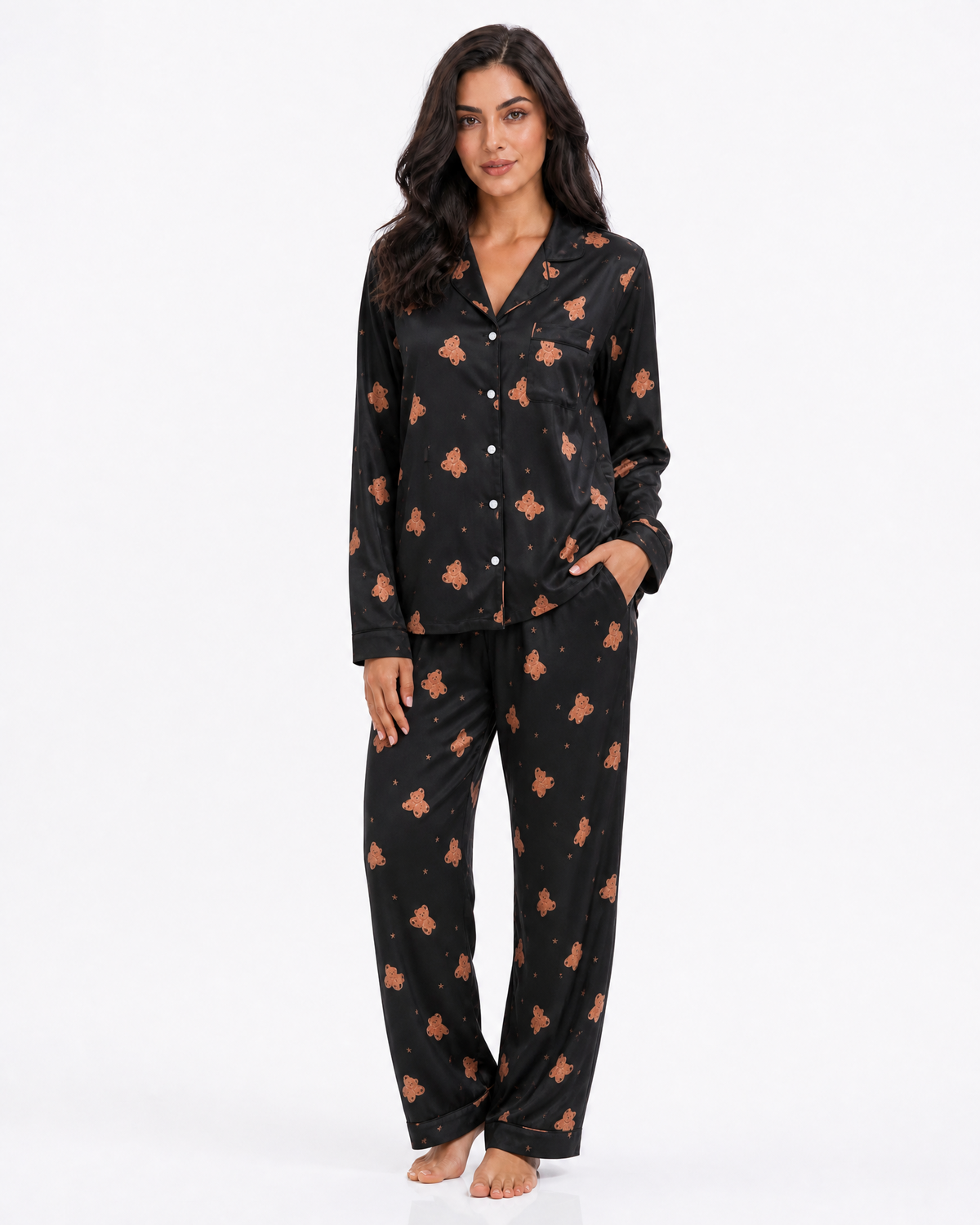 Teddy Bear Print PJ