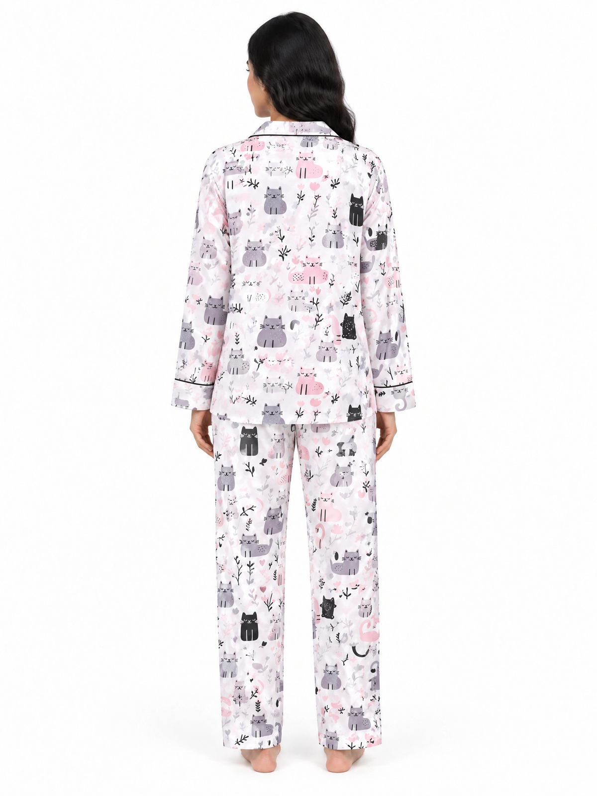 Kitty Bloom Cotton Pj