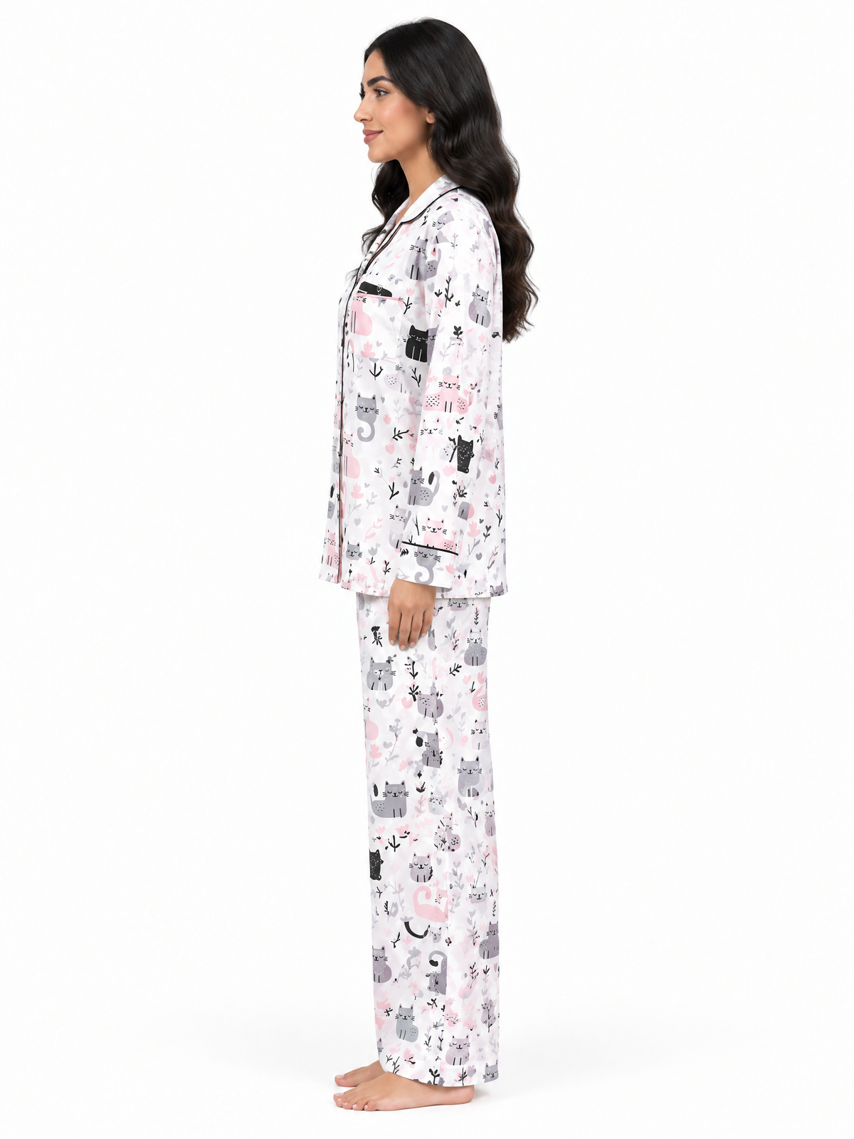 Kitty Bloom Cotton Pj