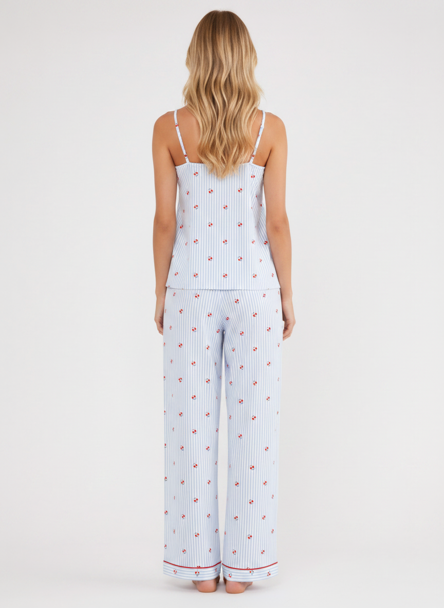 Cherry blue pyjama