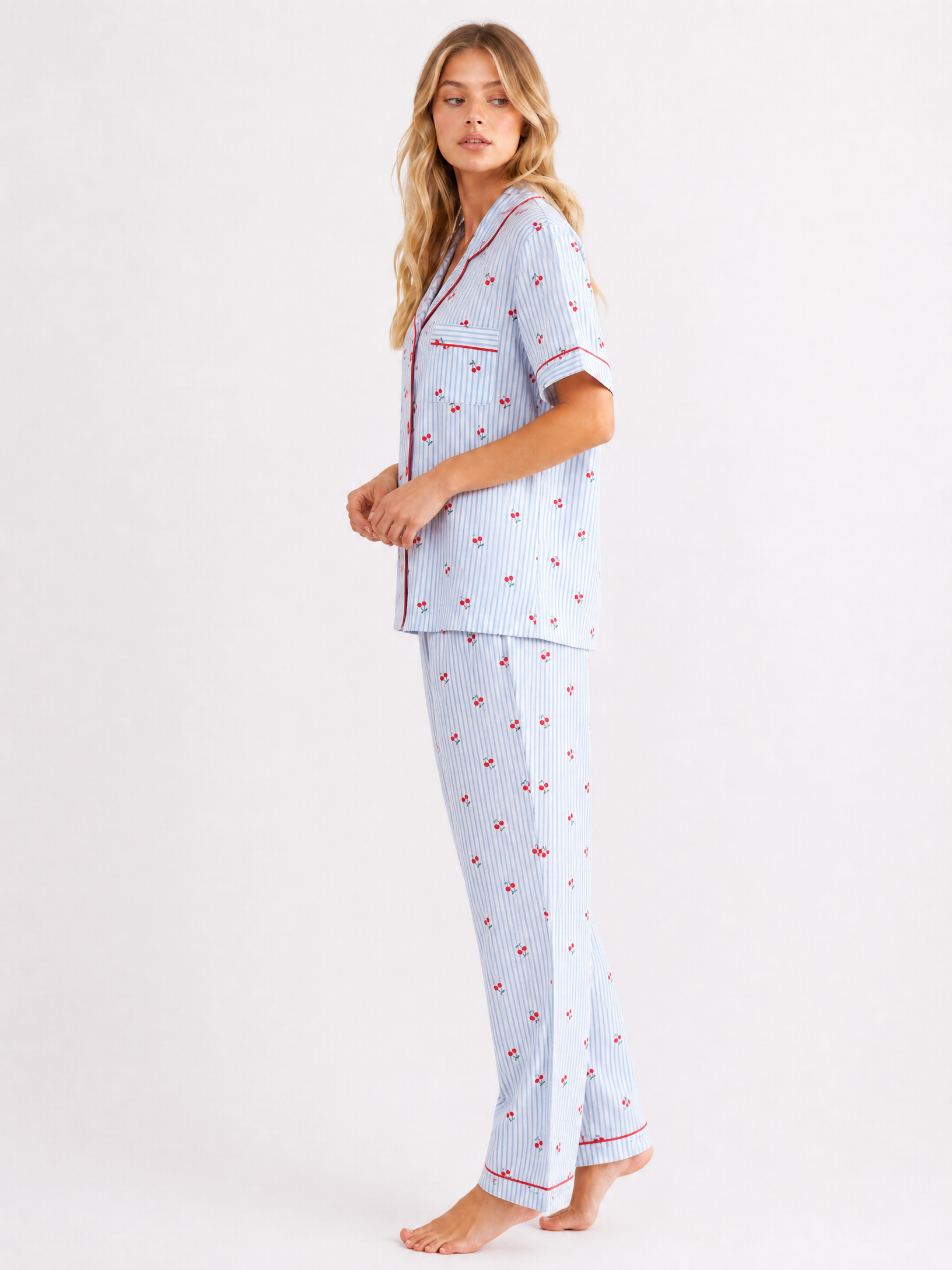 Cherry striped pyjama