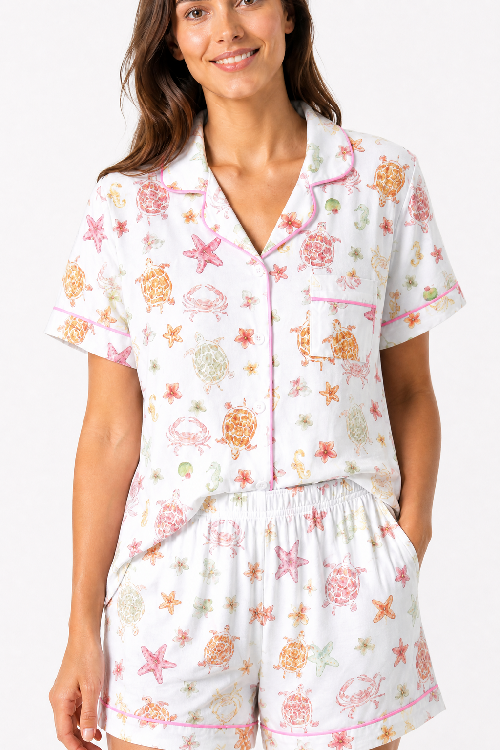 Turtle Print Pj