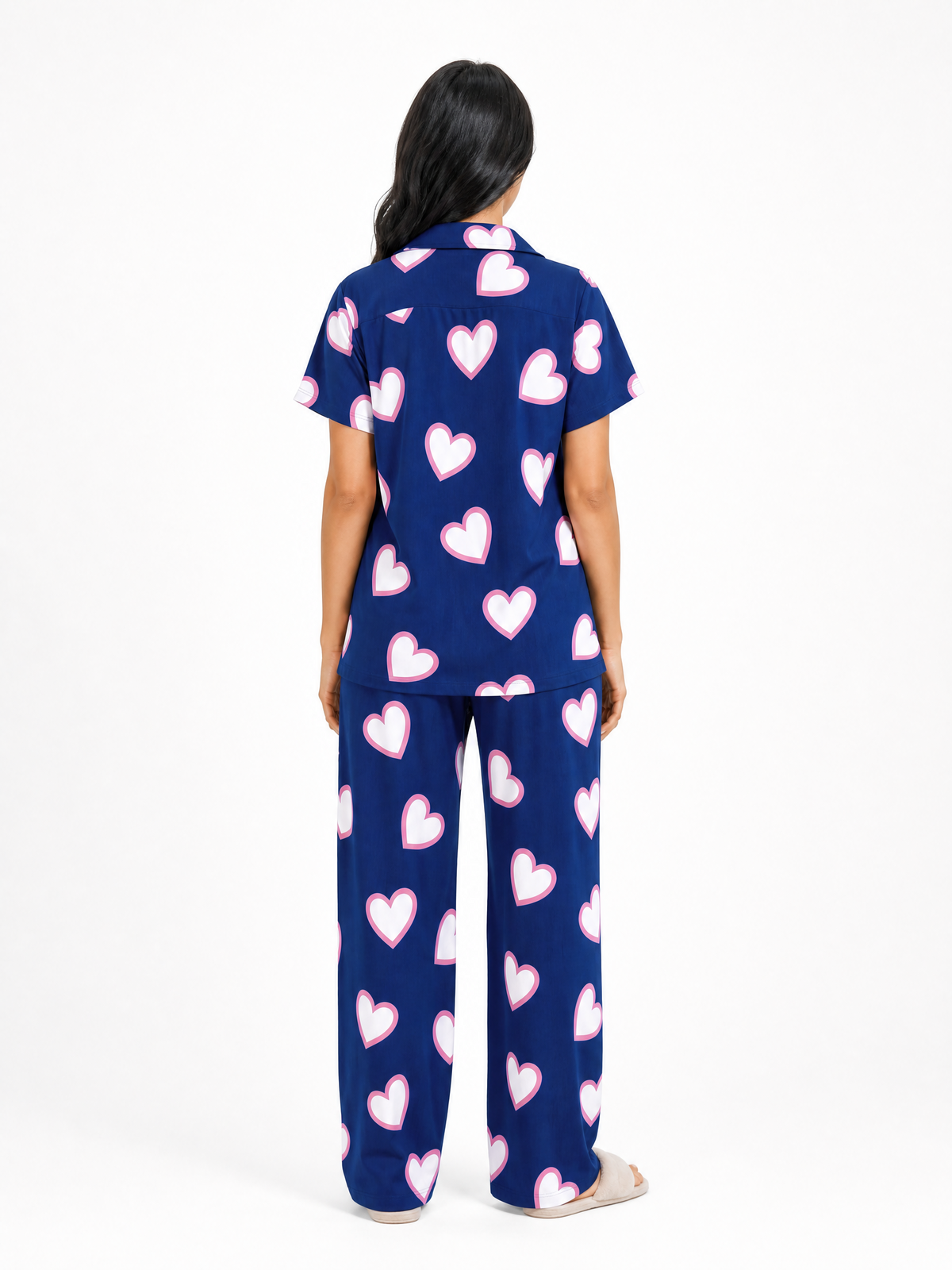 Navy Heart Shaped PJ