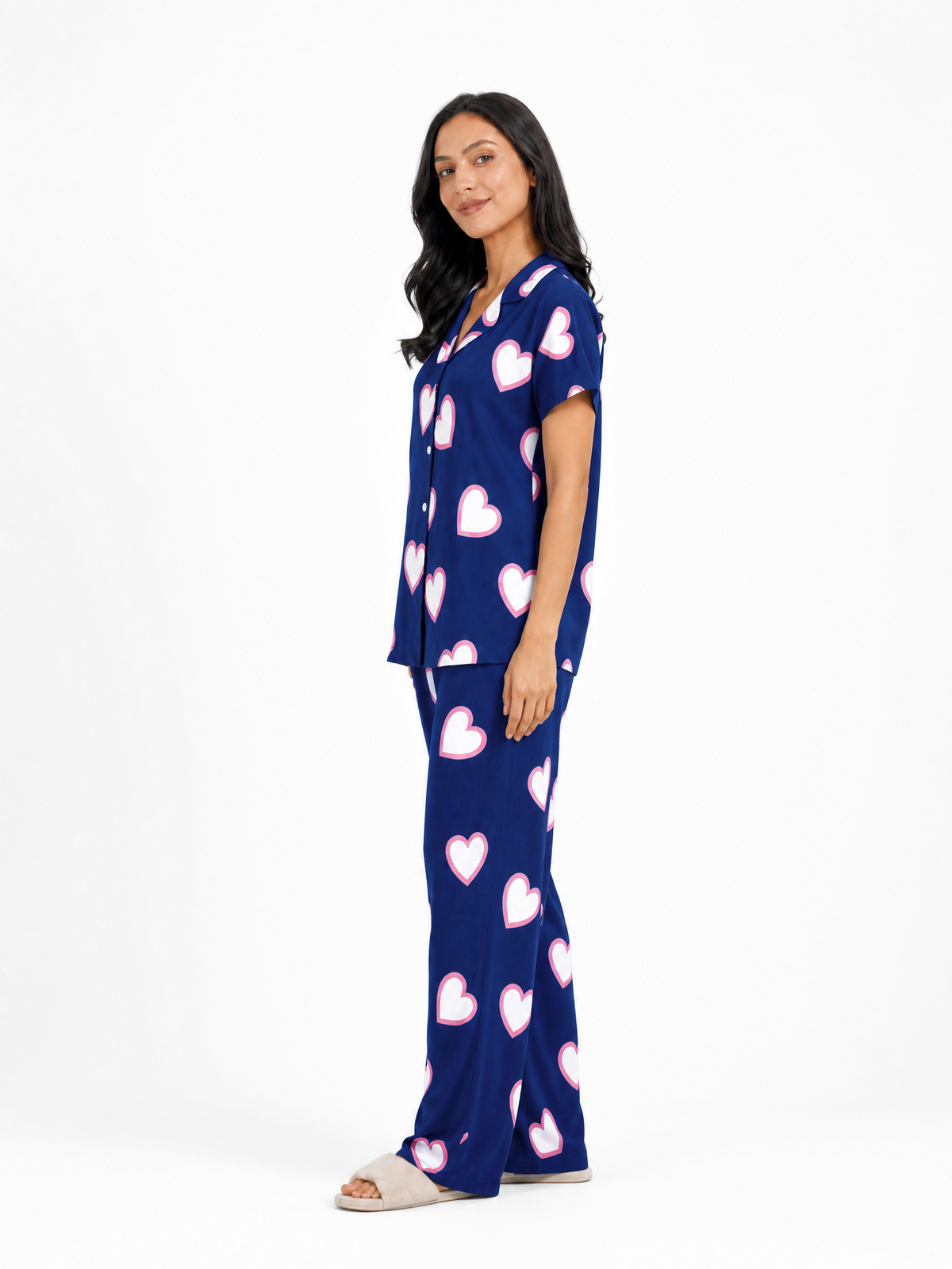 Navy Heart Shaped PJ