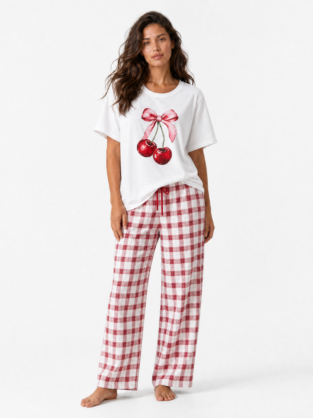 Cherry plaid Pj
