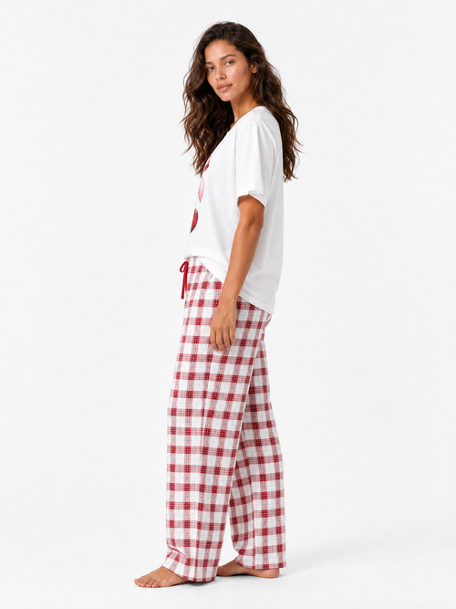 Cherry plaid Pj