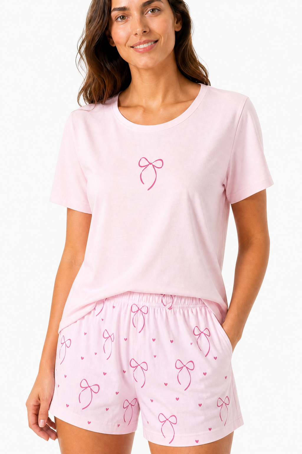 Pink bow Pj