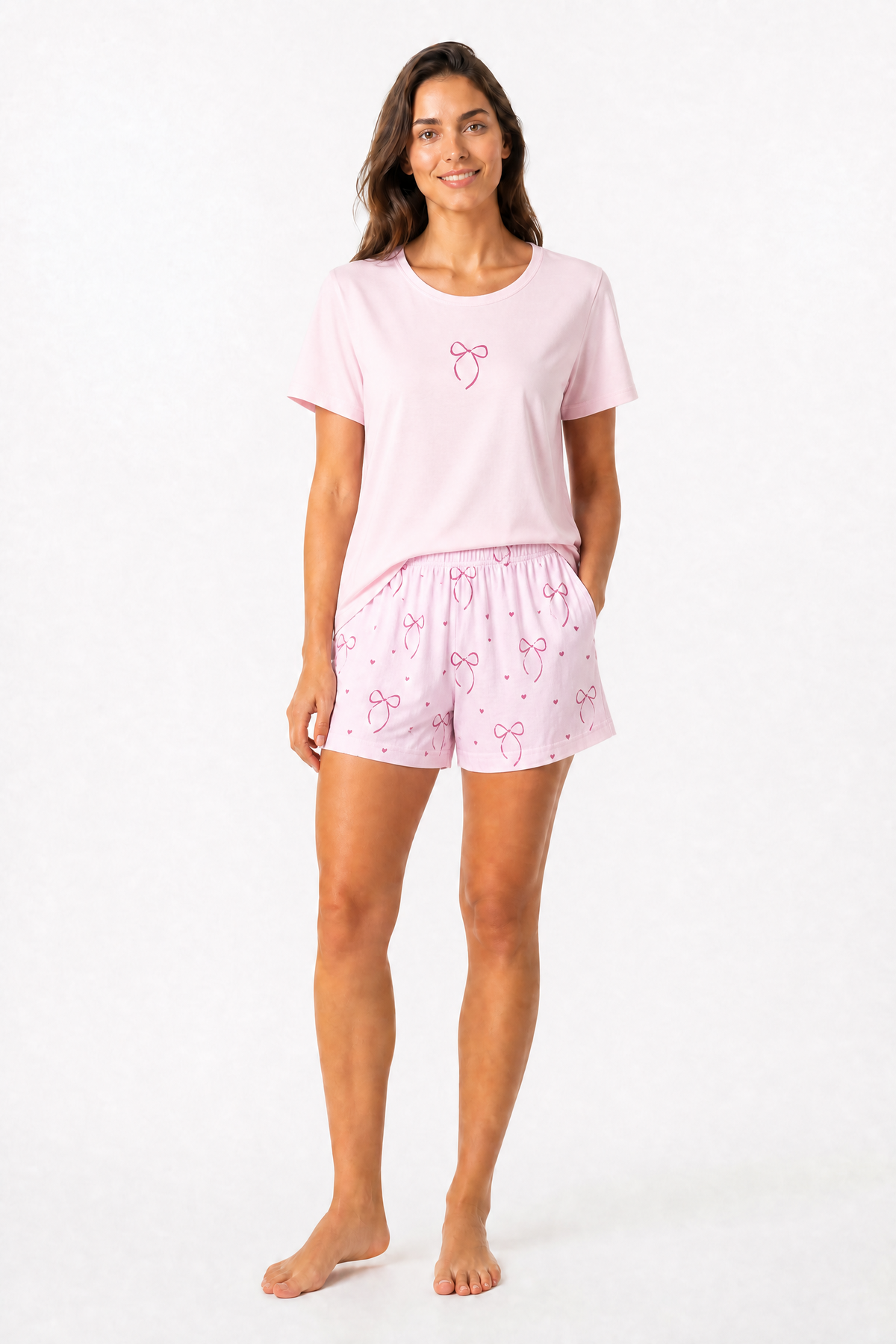 Pink bow Pj
