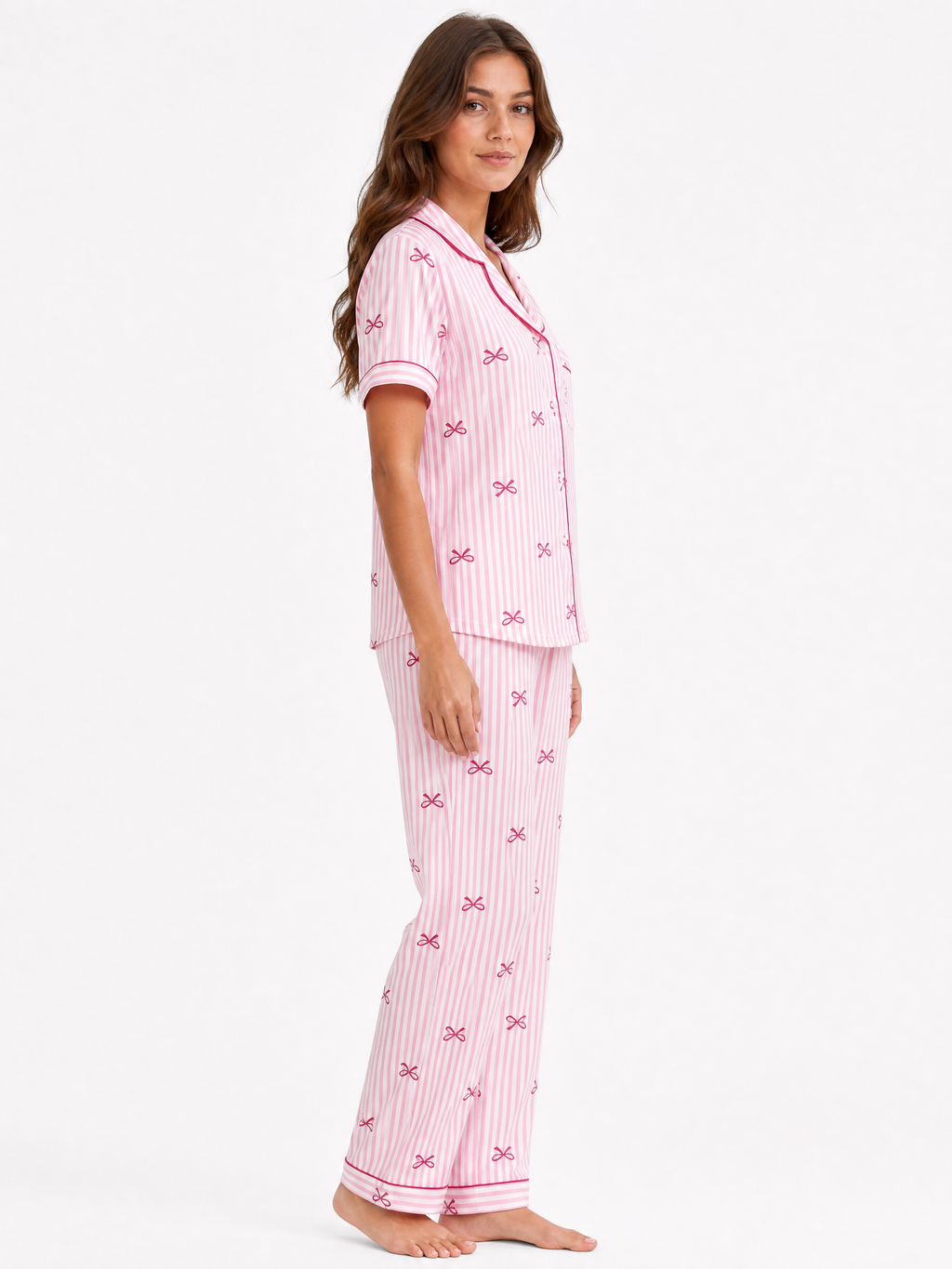 Silk ribbon pyjama