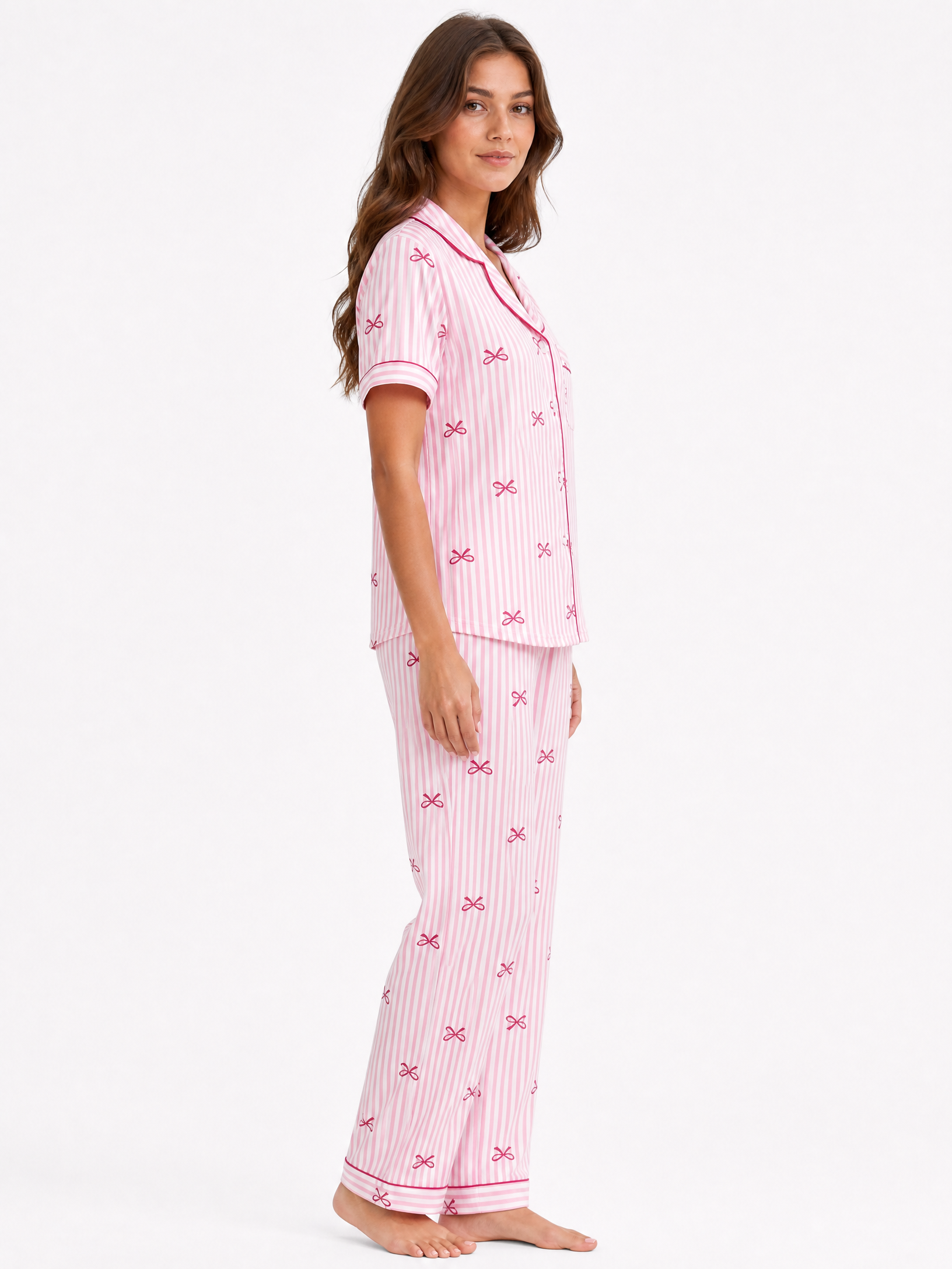 Silk ribbon pyjama