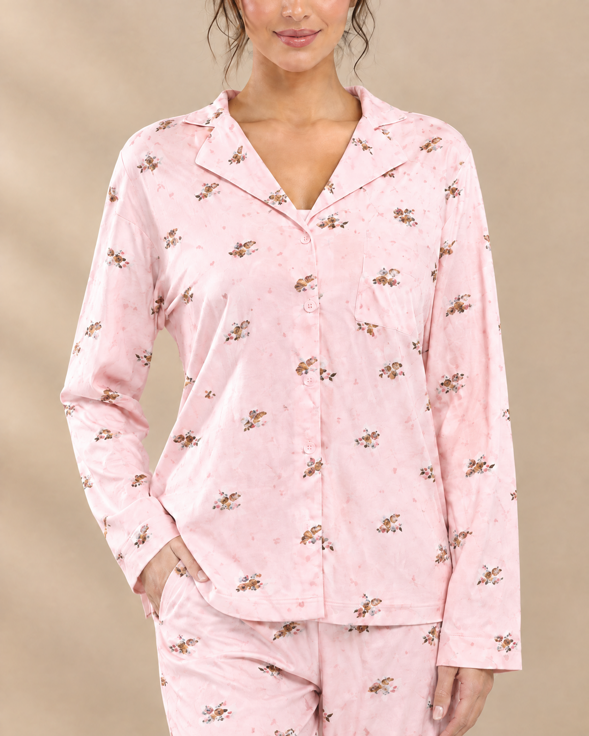 Croissant Coffee Pinky Pjs