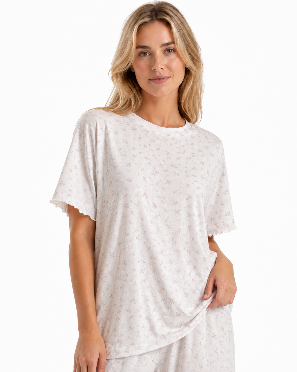 Ditsy floral white Pj