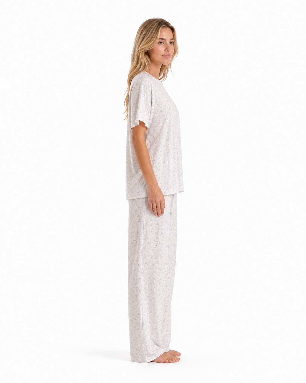 Ditsy floral white Pj