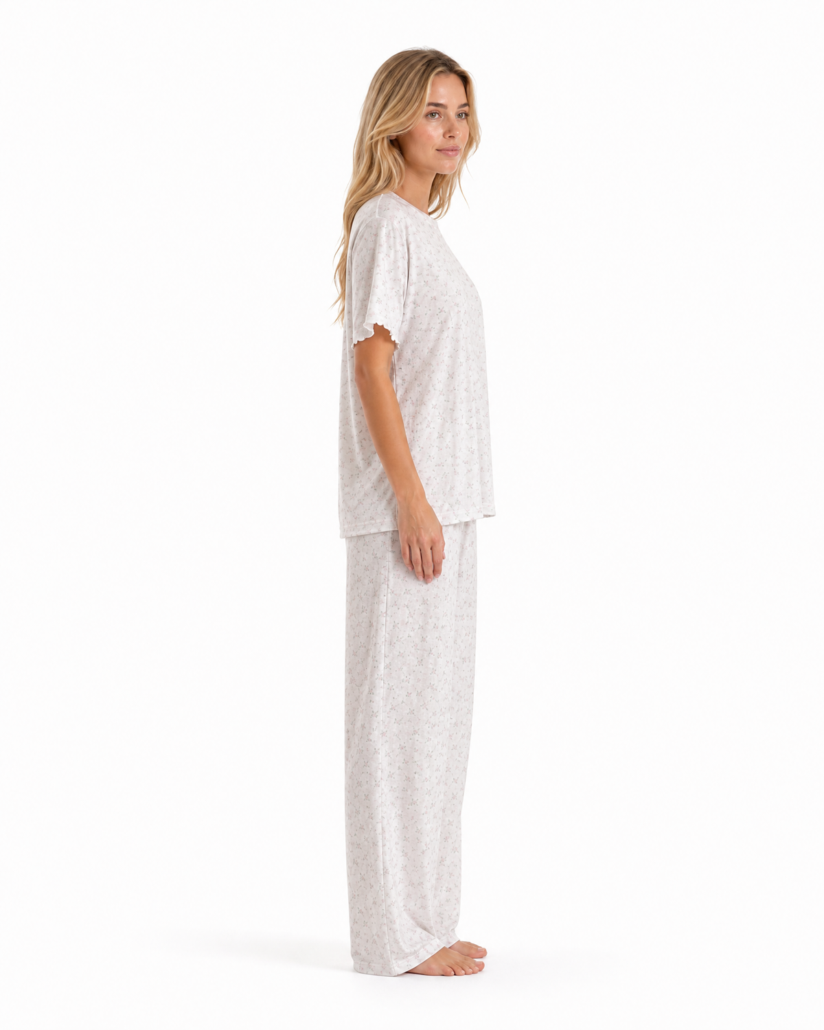 Ditsy floral white Pj